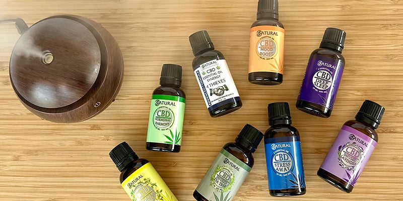 Zatural CBD infused essential oils