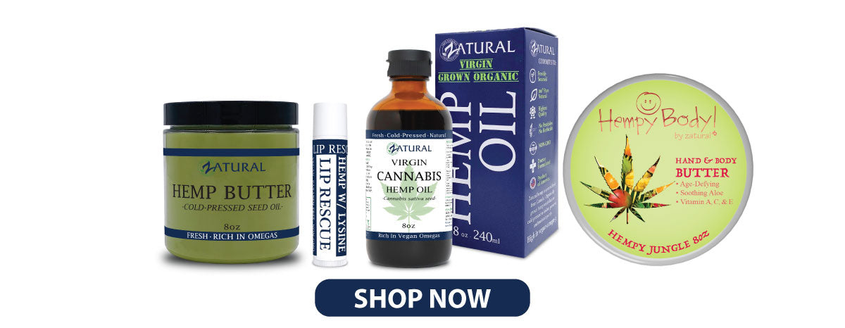 Zatural Hemp Product collection
