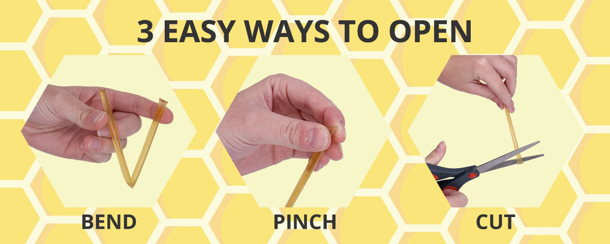 How to open CBD honey sticks