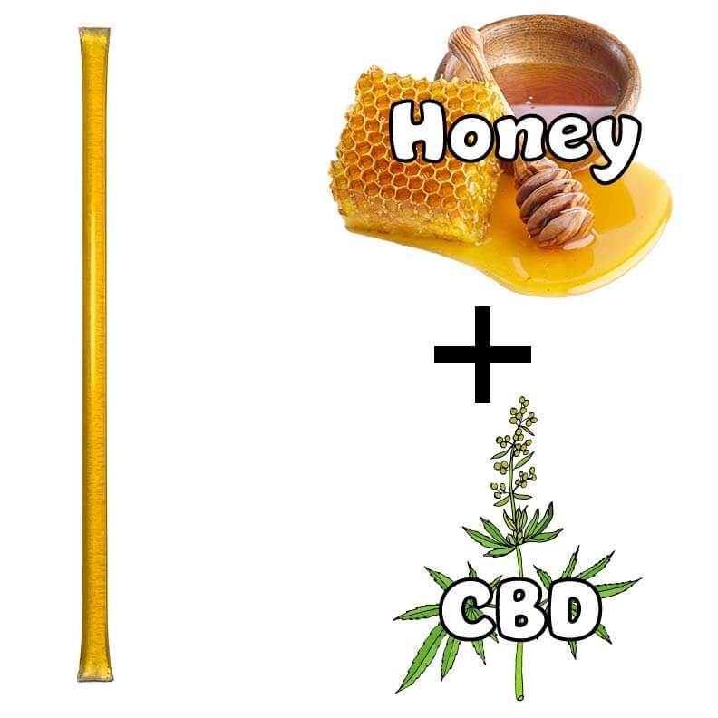 cbd infused cbd honey sticks gold bee