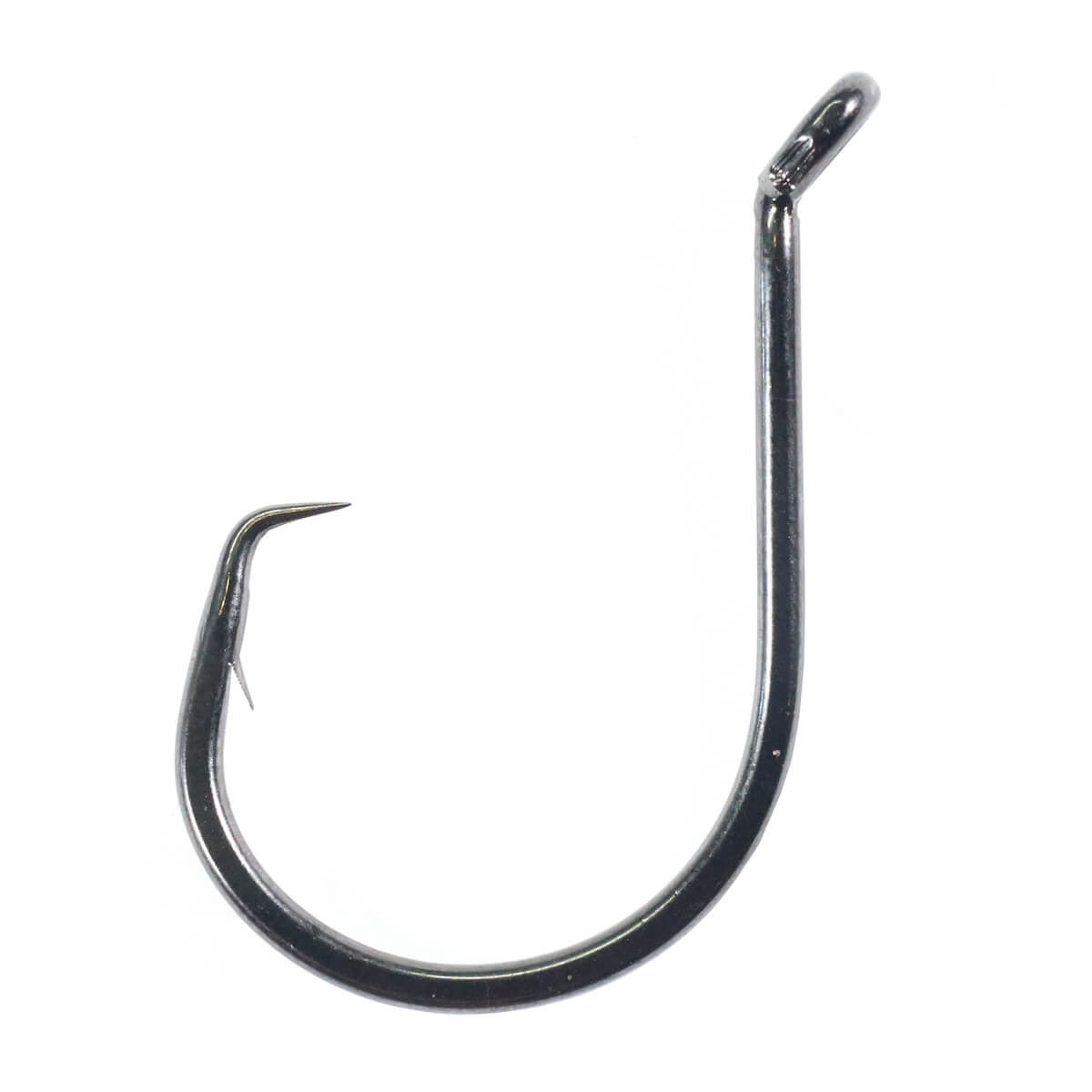 Pro-X PX49Z 3/0 Wide Round Bend Offset Worm Hook, Forged, Sz 3/0