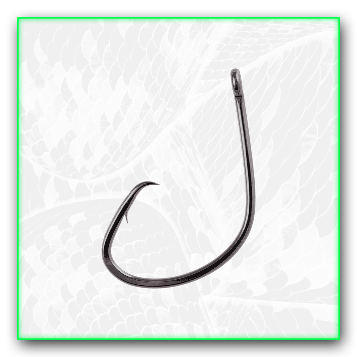  Owner American Corp SSW CIrcle Hook Up Eye 8/0 Blk