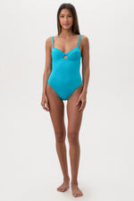 RIPPLE RIB UNDERWIRE EYELETTE ONE PIECE in ATMOSPHERE additional image 3