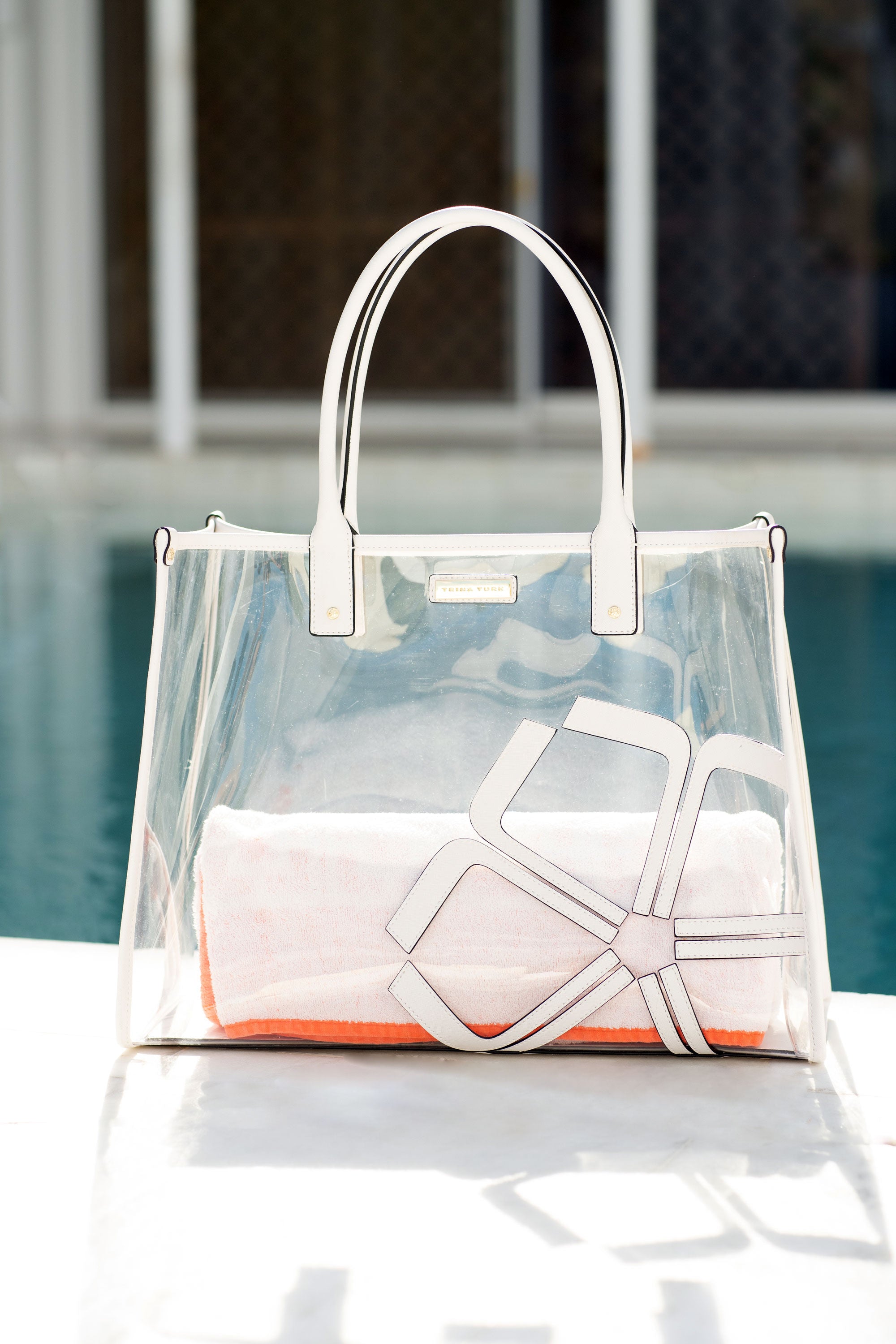 TRINA TURK LARGE CLEAR TOTE – Trina Turk