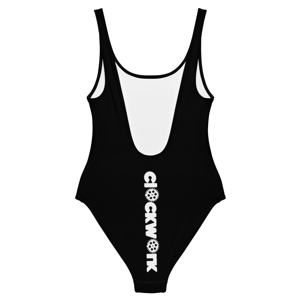 Clockwork Logo One-Piece Swimsuit / Bathing suit – Clockwork Clothing LLC