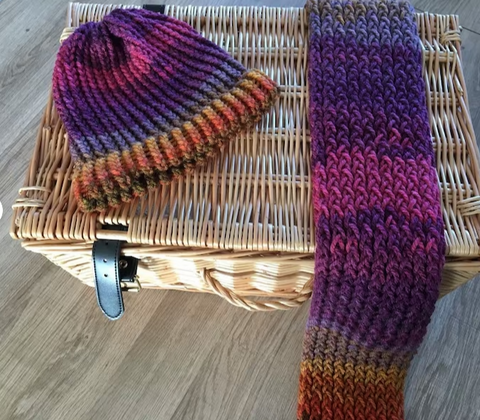 hat and scarf set