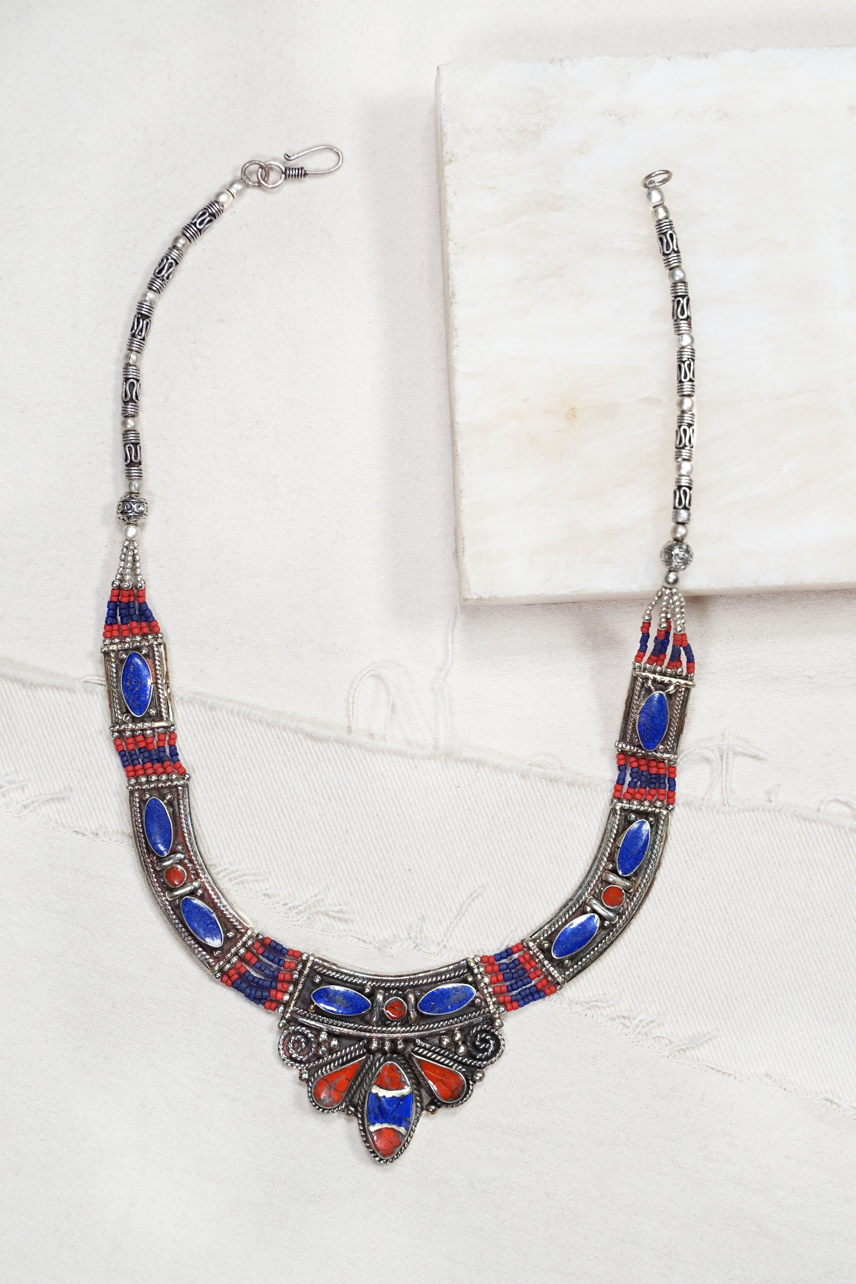 Tibetan Stone Necklace – World Woven