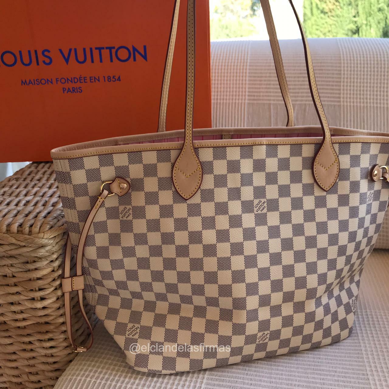 NEVERFULL MM DAMIER AZUR – El Clan De Las Firmas