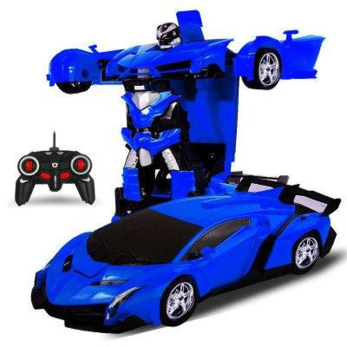 remote control transformer toy car with lights