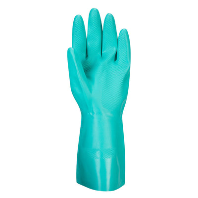 Portwest A810 Nitrosafe Chemical Gauntlet Gloves 1#colour_green 2#colour_green