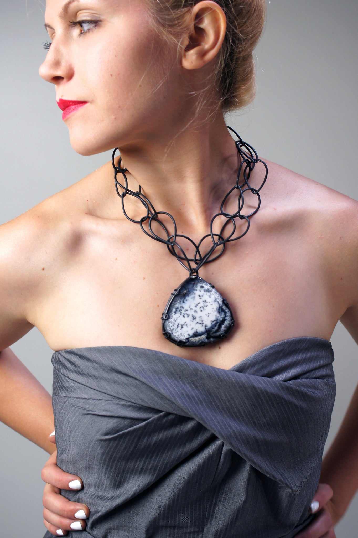 Contra statement necklace - megan auman