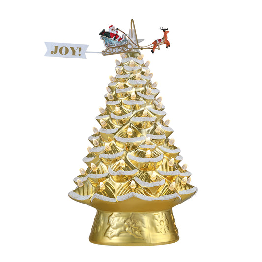 12 Nostalgic Ceramic Tree - White – Mr. Christmas