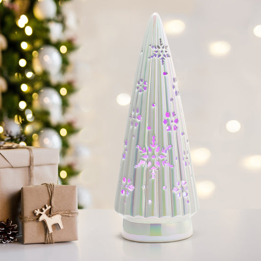 24 Nostalgic Ceramic Tree - White – Mr. Christmas