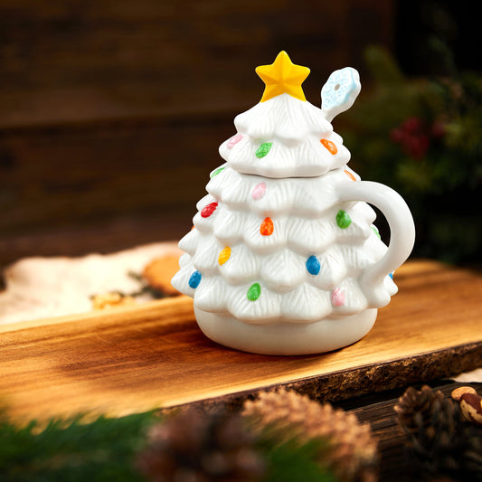 12 Nostalgic Ceramic Tree - White – Mr. Christmas