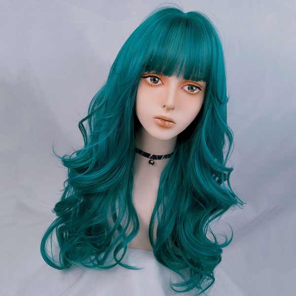 Harajuku blue green wig DB4932 | dollblacks