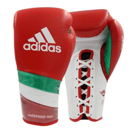 adidas boxing glove adispeed strap up ADISBG501PRO, black/white, Pro, Boxing Gloves, Boxing, Sports