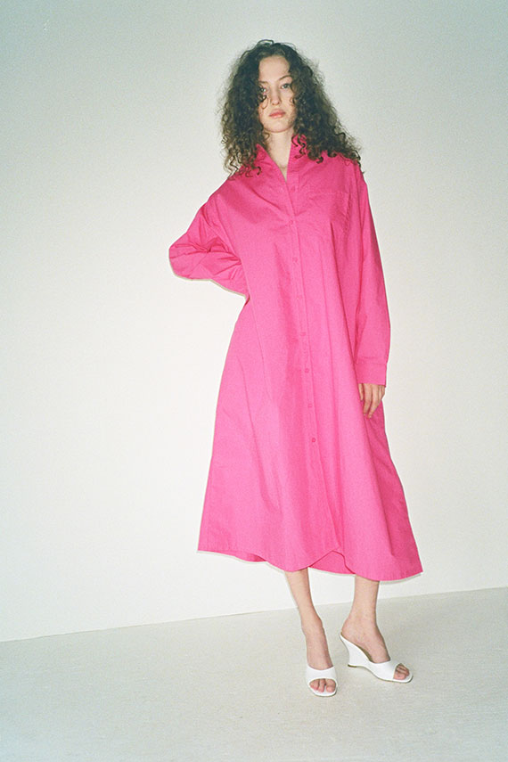 L.F. Markey - Fuchsia Shirt Dress – BONA DRAG