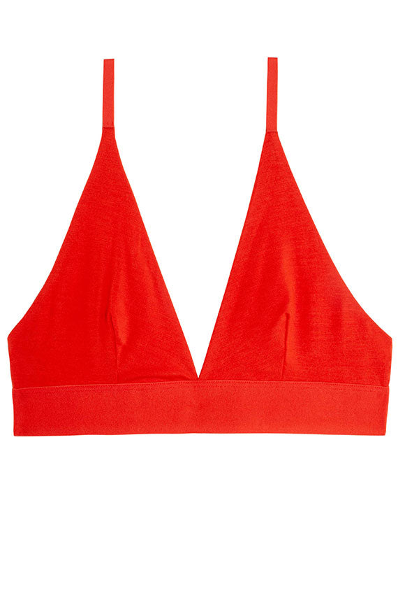 red triangle bra