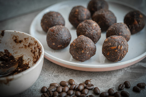 No-Bake Puggalicious Coffee Protein Balls