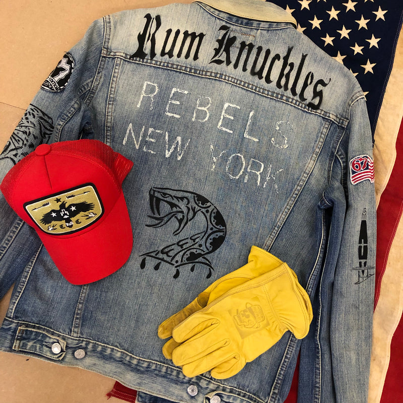 RK Rebels New York Limited Edition Levi's Denim Jacket – Rum Knuckles