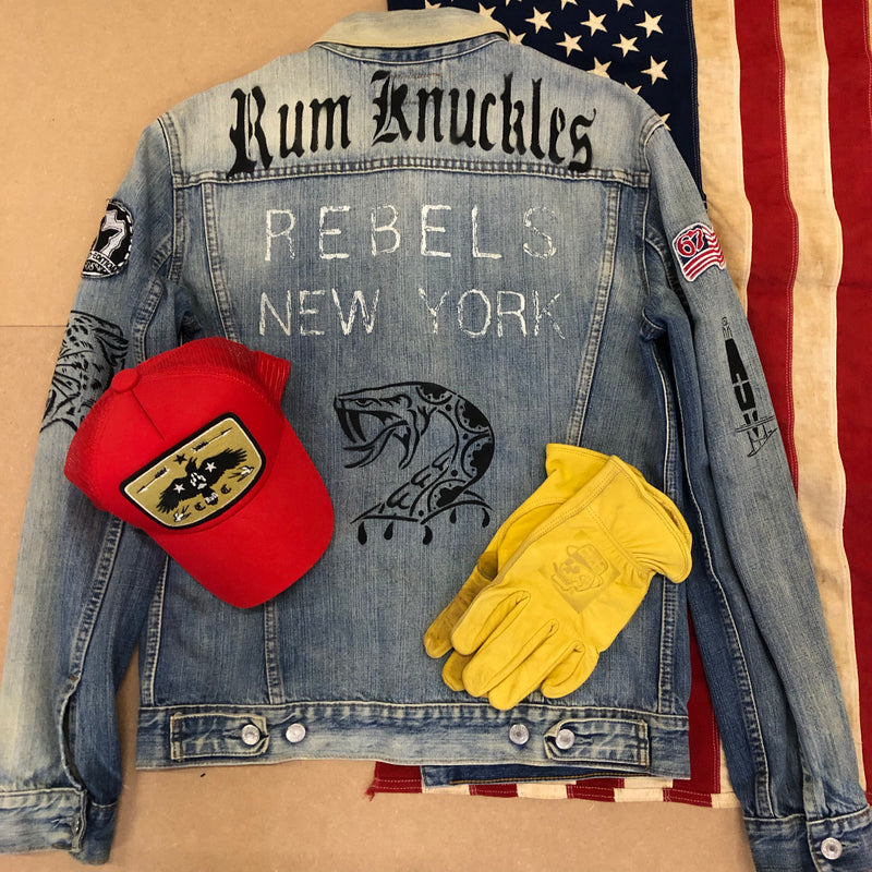 RK Rebels New York Limited Edition Levi's Denim Jacket – Rum Knuckles