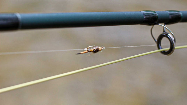 6 weight Rod with nymph pattern