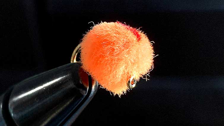 Glow Bug Red dot egg pattern for Salmon Fly Fishing