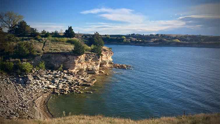 Lake Ogallala Nebraska Fly Fishing