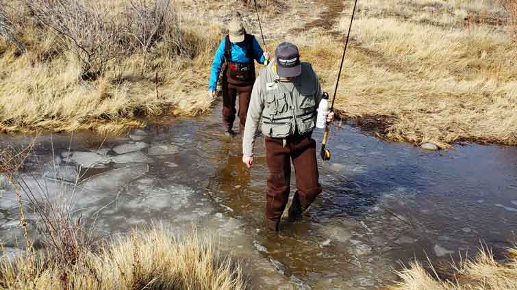 Neoprene Waders for cold fly fishing
