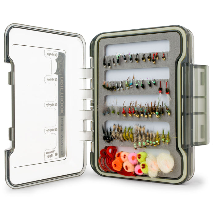 Guide Nymphs Fly Fishing Kit | 120 Nymph Fly Fishing Flies with Box & Guides - Drifthook