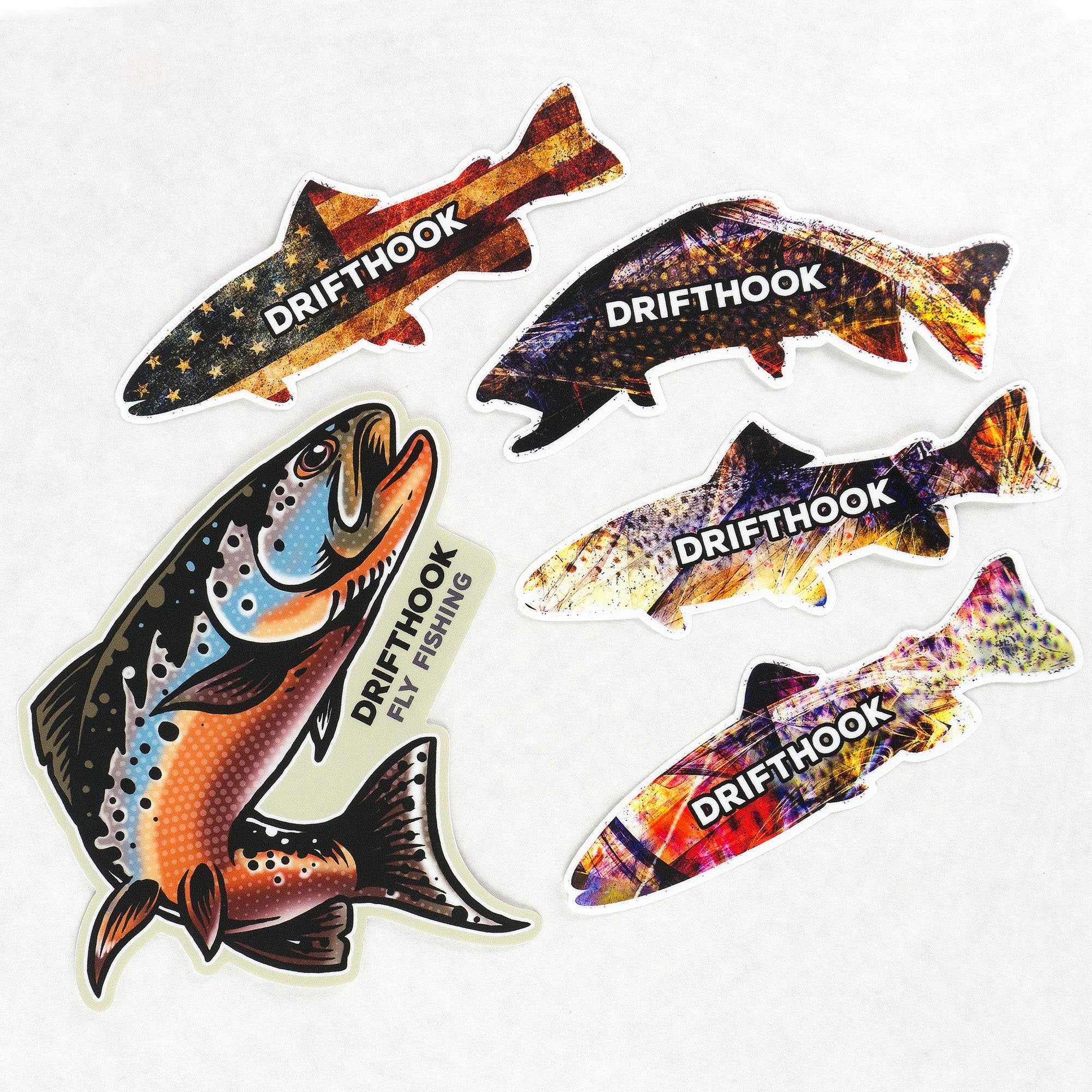 Fly Fishing Sticker - USA