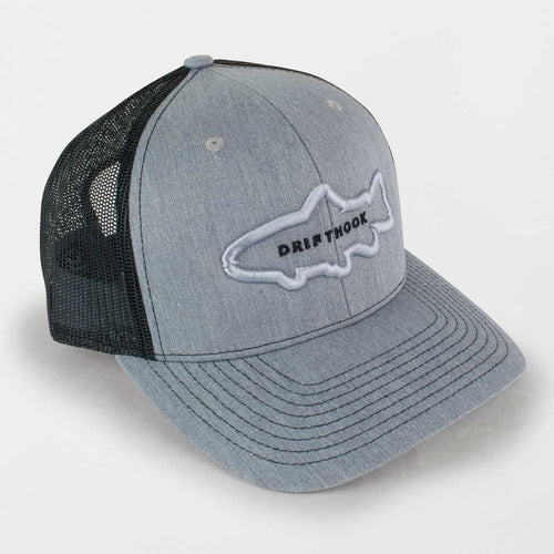 Drifthook Trucker Cap - Fat Trout Grey - Drifthook