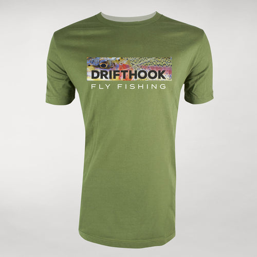 Drifthook Rainbow Trout Men’s T-Shirt - Drifthook