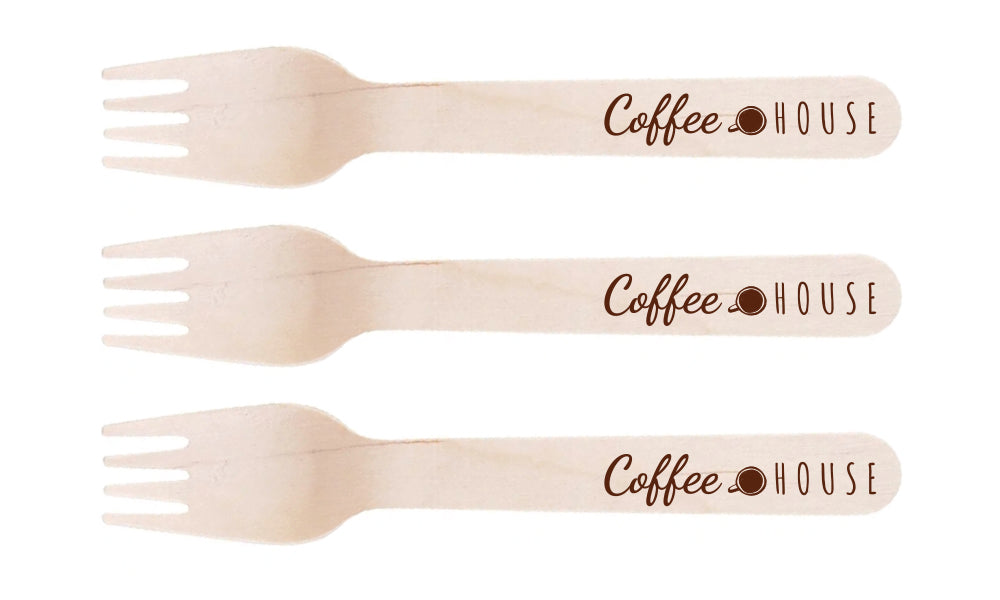 printed wooden cutlery