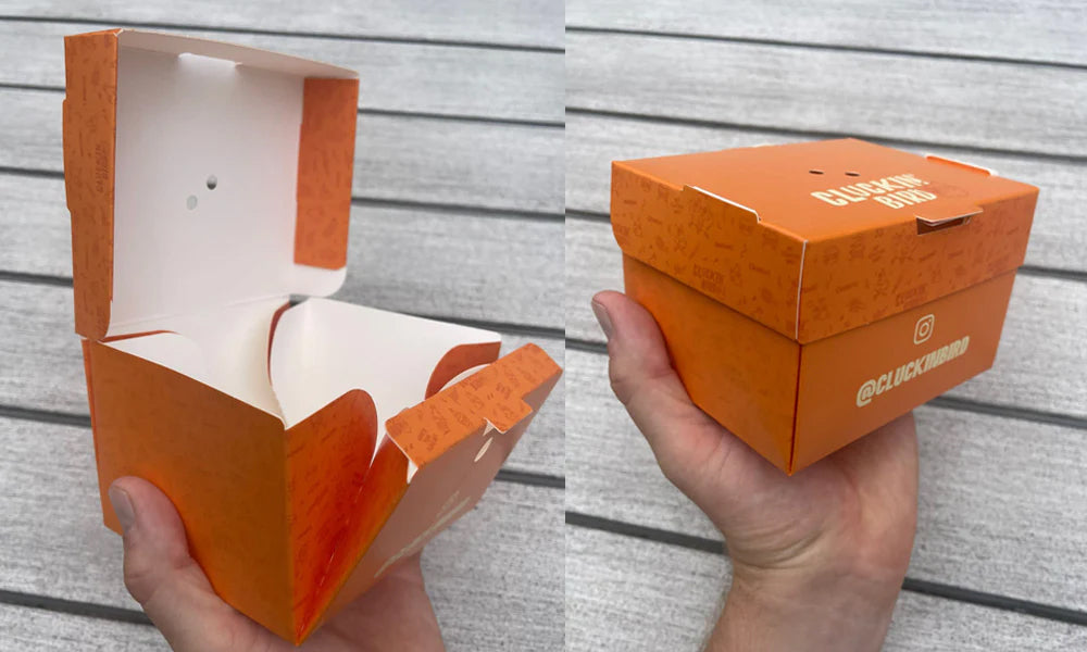 Leakproof burger boxes custom printed