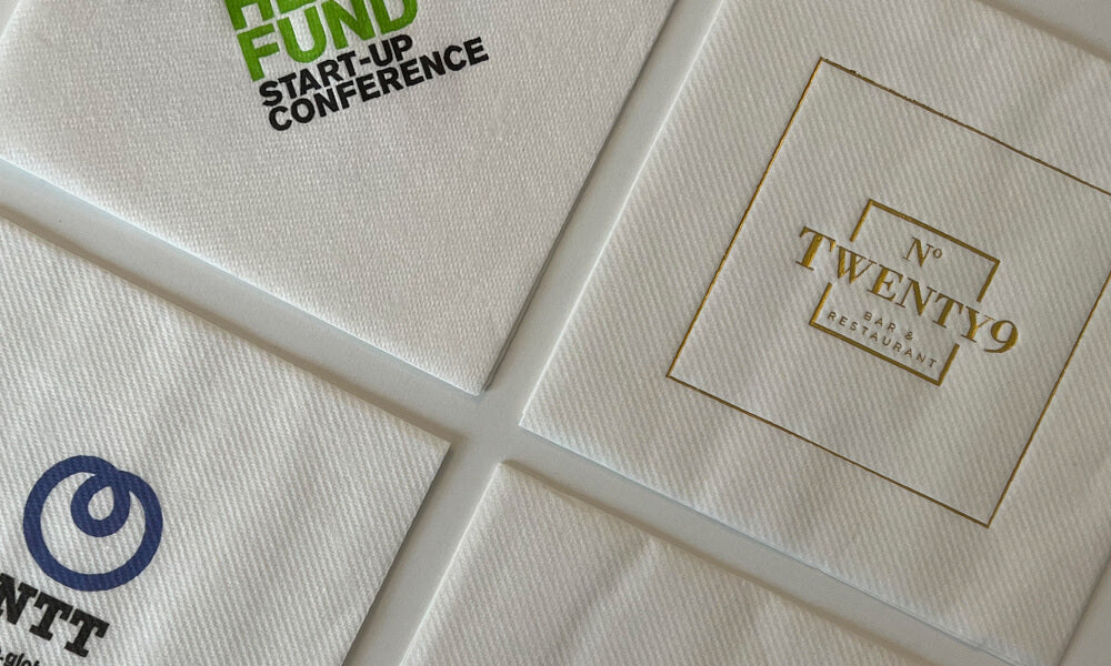 custom printed luxury paper napkins