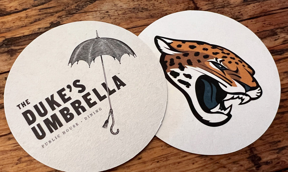 custom printed beer mats