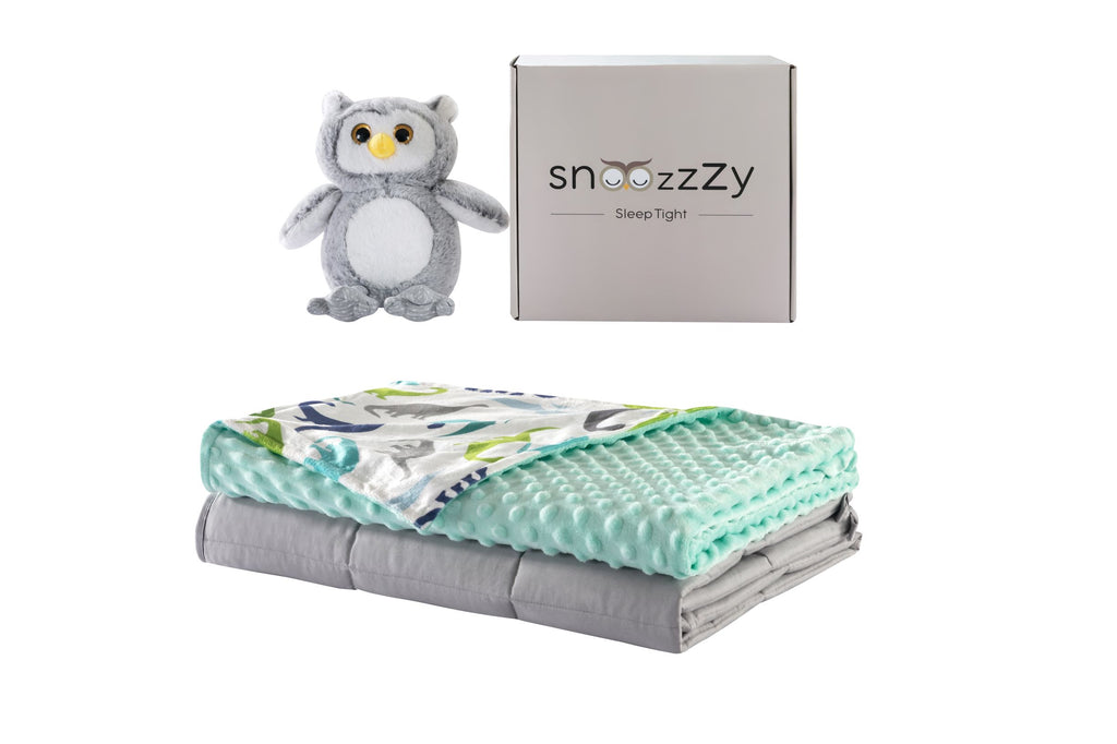 Dinosaur Cover And Weighted Blanket For Children Snoozzzy