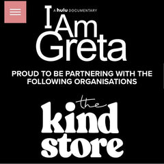 screenshot of i am greta film featuring the kind store.