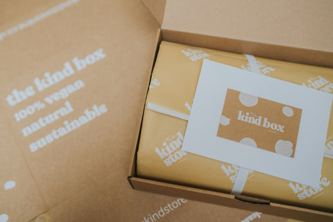 the kind gift box ethical vegan and sustainable.