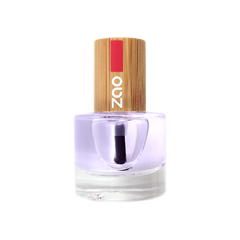 clear top and base coat nail varnish plastic free and natural by zao.