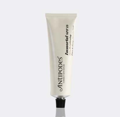 skin brightening moisturiser in aluminium tube.