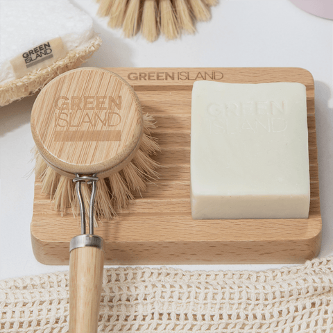 green island wooden large soap dish.