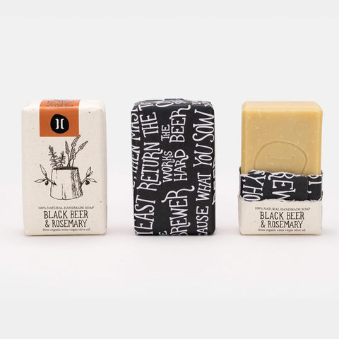 helleo vegan and natural beer soap.