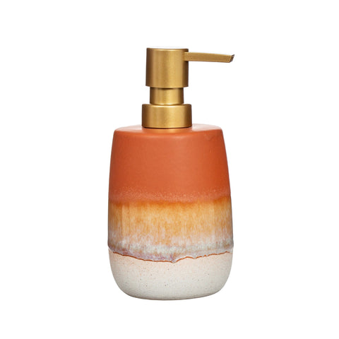 mojave glaze eco friendly terracotta soap dispenser.