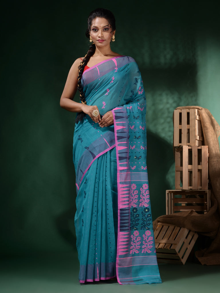 Buy Latest Jamdani Saree, Cotton, Linen, Soft Silk | INR 2400 Onwards ...