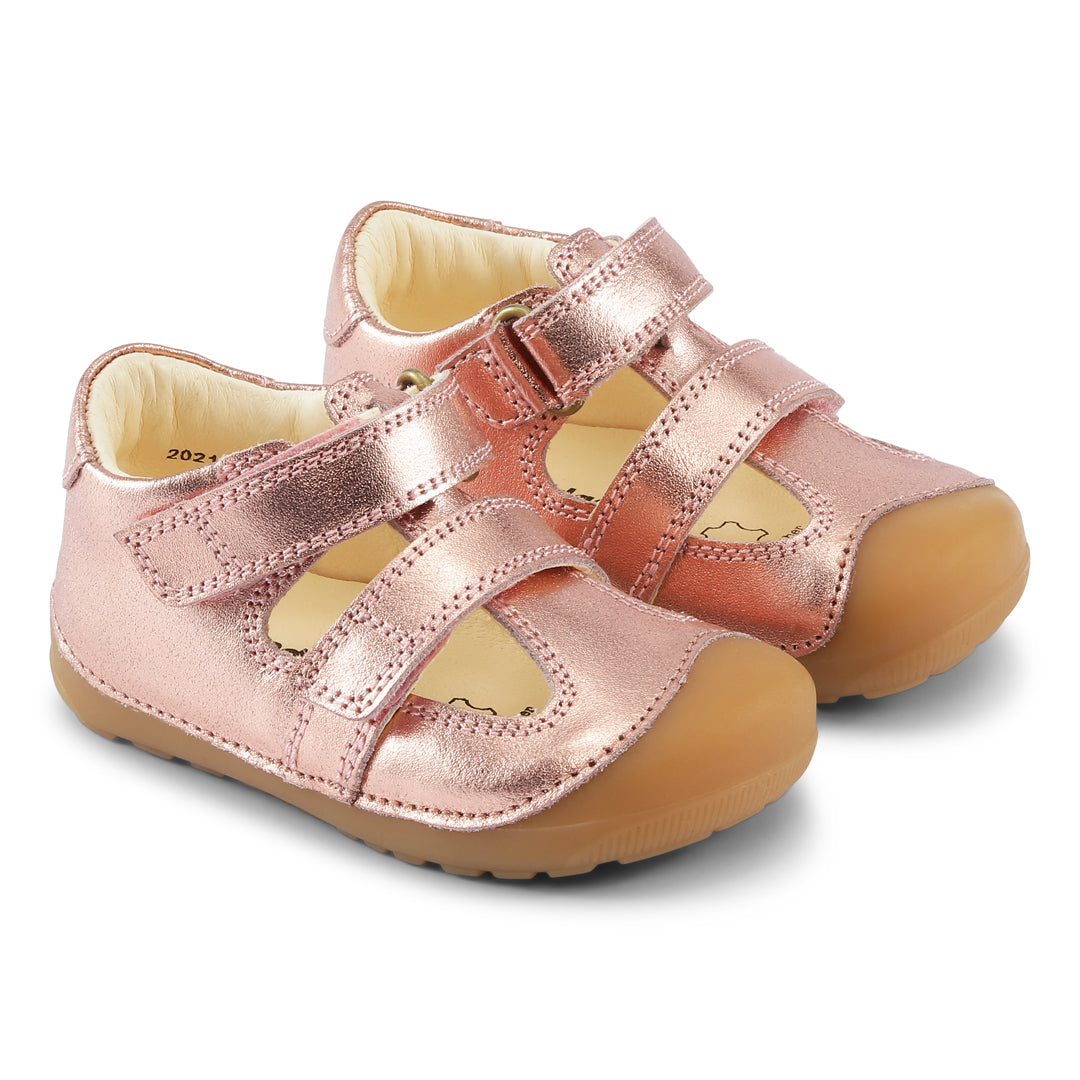 Bundgaard Petit Summer barfods sandaler til børn i farven rose gold, par