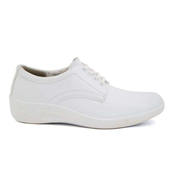 Zapato de Servicio Flexi Blanco para Mujer [FFF2620]