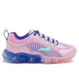 Avia light up slip on blue, purple, and pink sneakers
