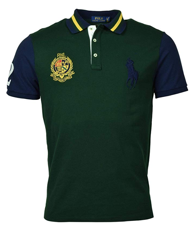 NWT Men Polo Ralph Lauren BIG PONY Mesh Polo Shirt Fine Quality CUSTOM ...